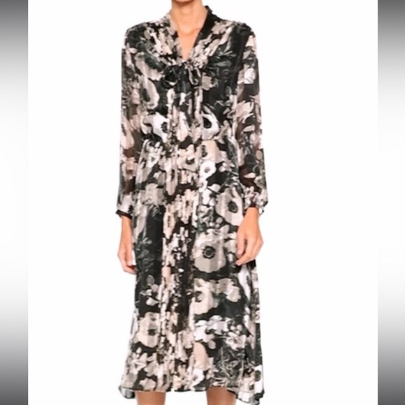 Banana Republic Dress with pleats and buttons - Picture 4 of 4